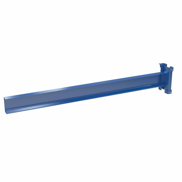 Vestil Blue Steel Cantilever Straight Arm no Lip 48"L Usable 1000lb Capacity SSAL-48-NL